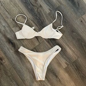 Shein tan bikini size large